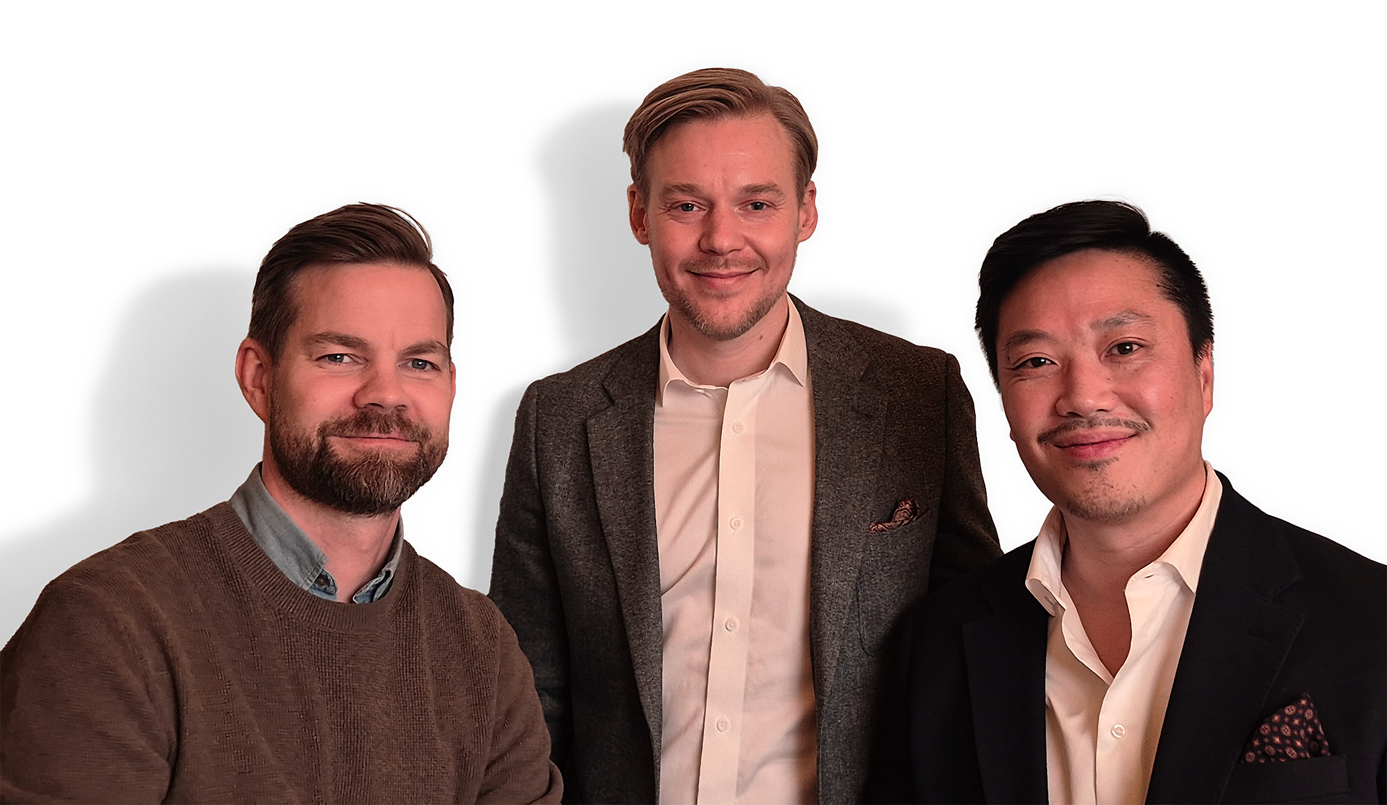 Foto på 3PM Consulting , 3PM AB , Kalle Hellbom , Tomas Nolstam och Marco Man.